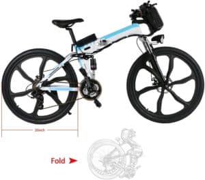 Oppikle Vélo Electrique 26 E-Bike - VTT Pliant 36V