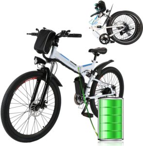 Profun Vélo Electrique 26 e-Bike VTT Pliant _