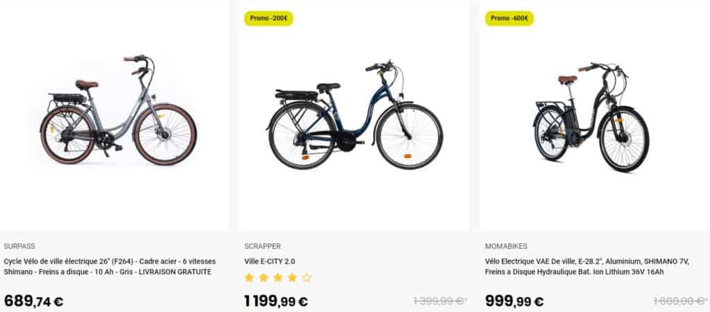 pas cher Vélo Électrique moins 1000 go sport